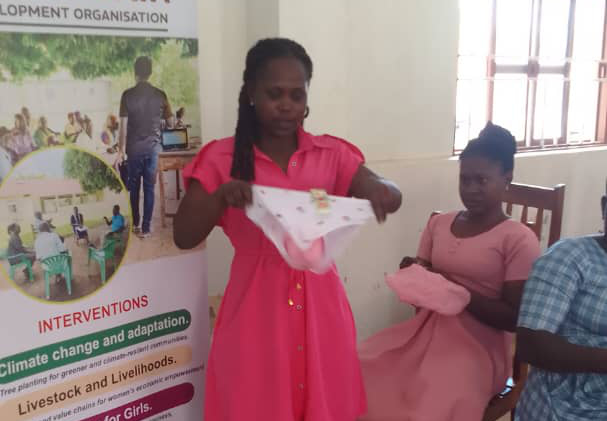 Reusable pad and menstrual hygiene education