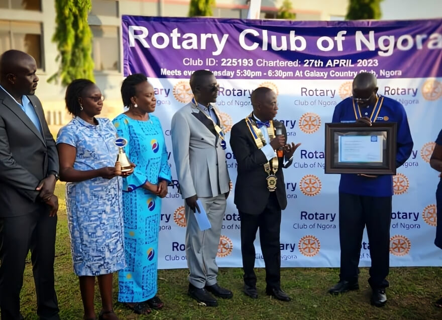 Rotary Club of Ngora members