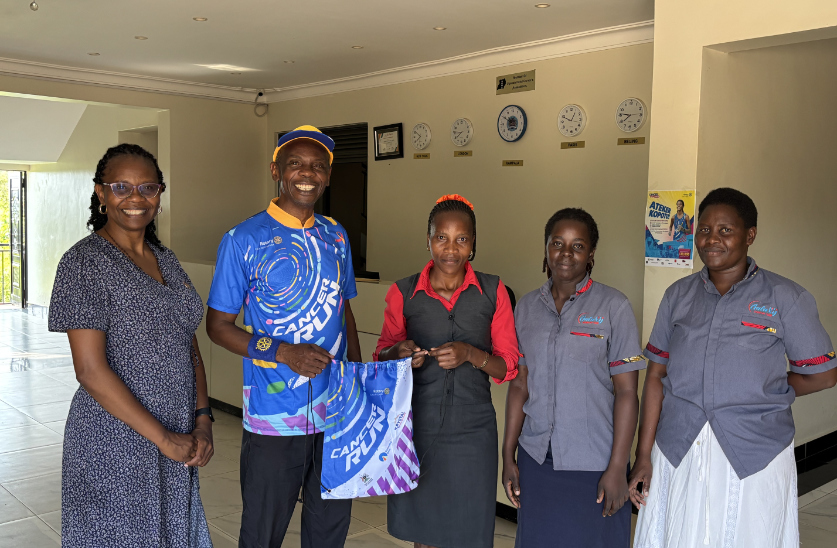 Cancer Run activation at Ngora High School