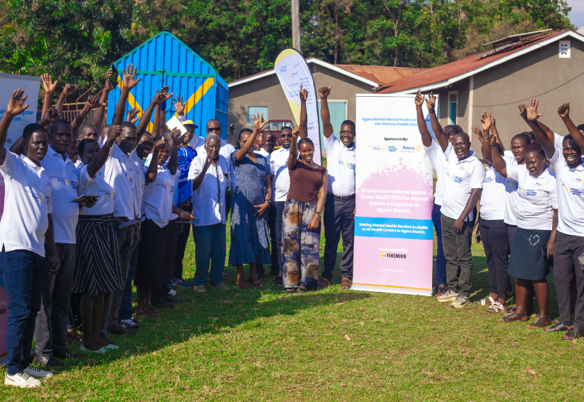 Counsellors and partners at the training launch