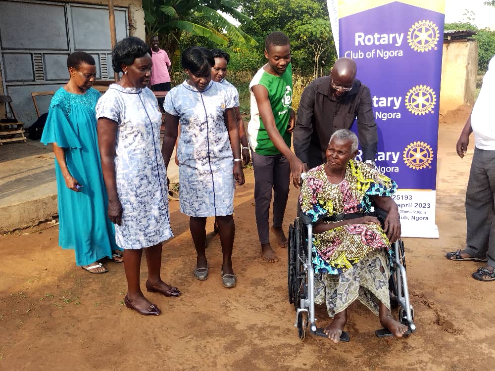 Rotary Club of Ngora community service activity